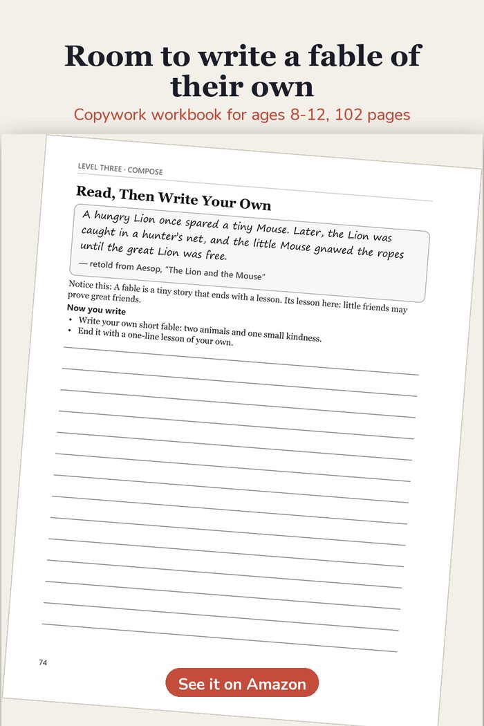 Room to write a fable of their own