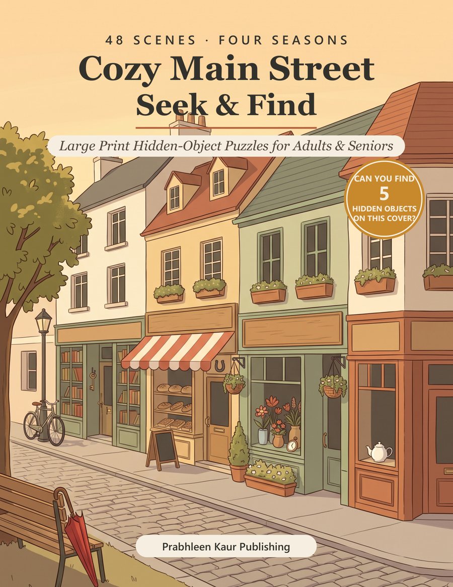Cover of Cozy Main Street Seek & Find