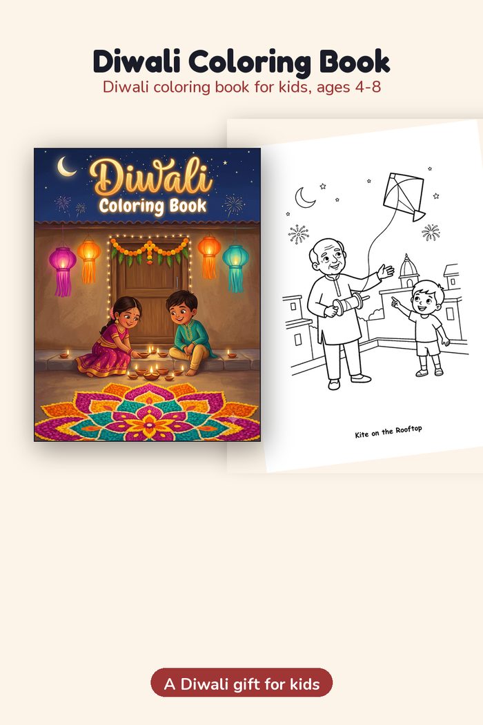 Inside Diwali Coloring Book