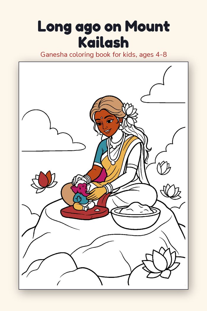 Long ago on Mount Kailash, Goddess Parvati shaped a little boy out…