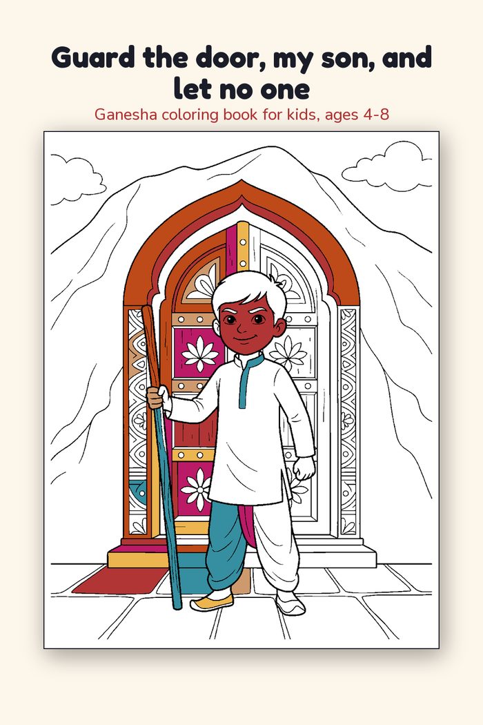 "Guard the door, my son, and let no one in," she said. The brave…