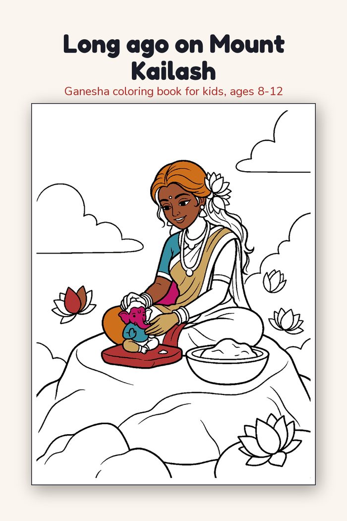 Long ago on Mount Kailash, Goddess Parvati shaped a little boy out…