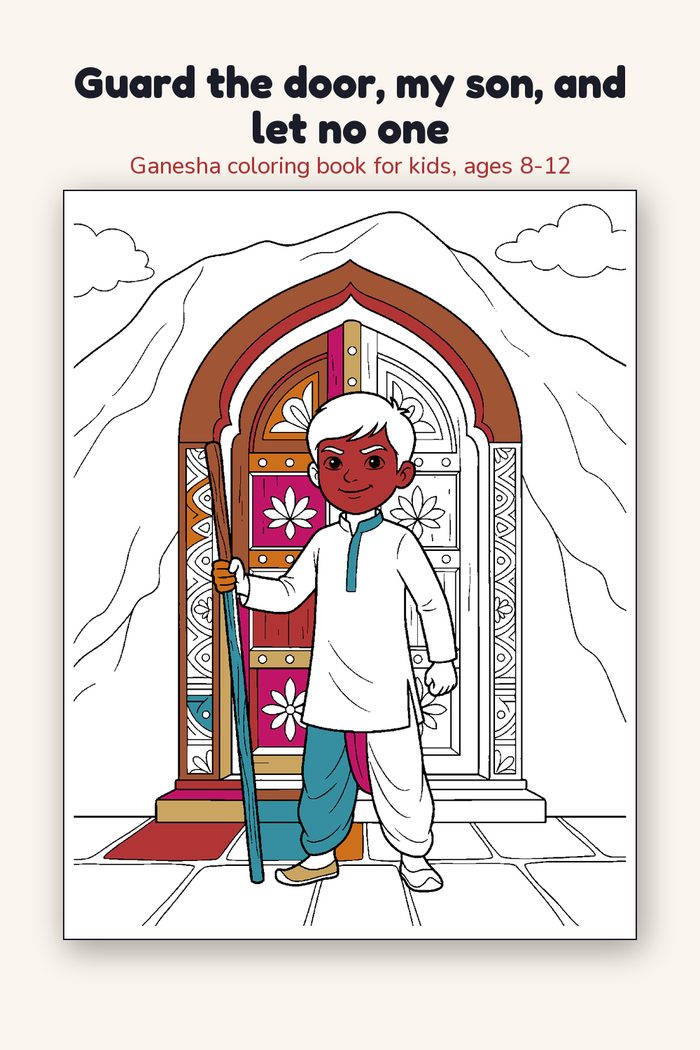 "Guard the door, my son, and let no one in," she said. The brave…