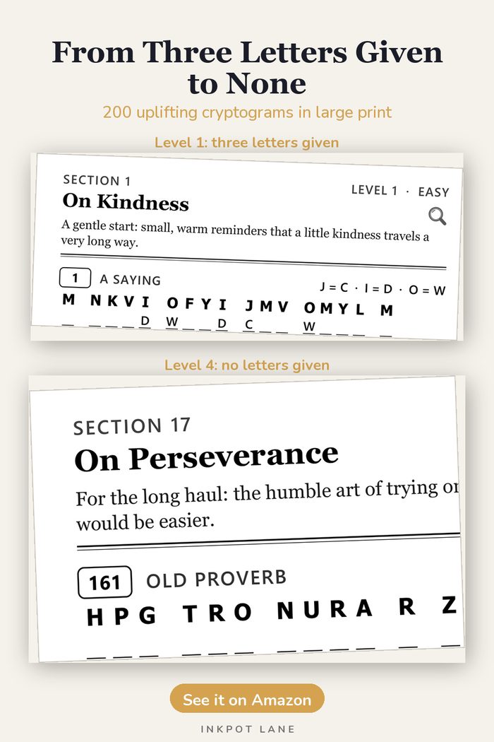 From Three Letters Given to None