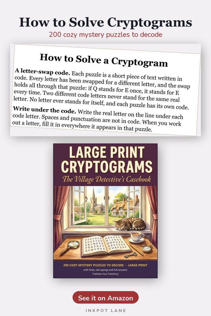 How to Solve Cryptograms