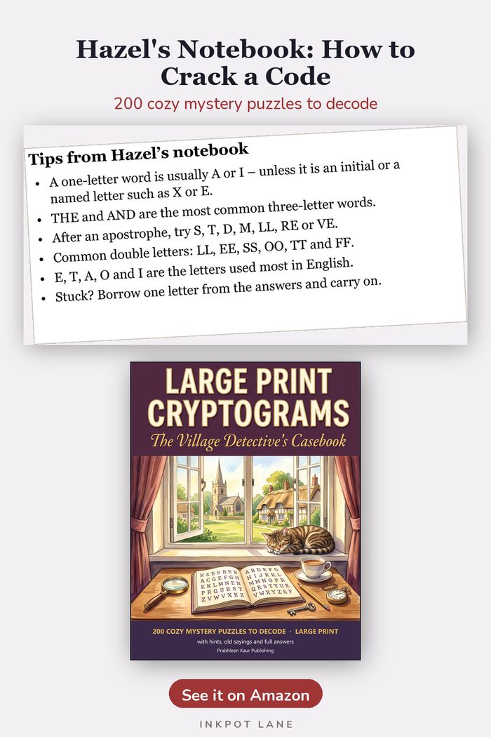 Hazel's Notebook: How to Crack a Code