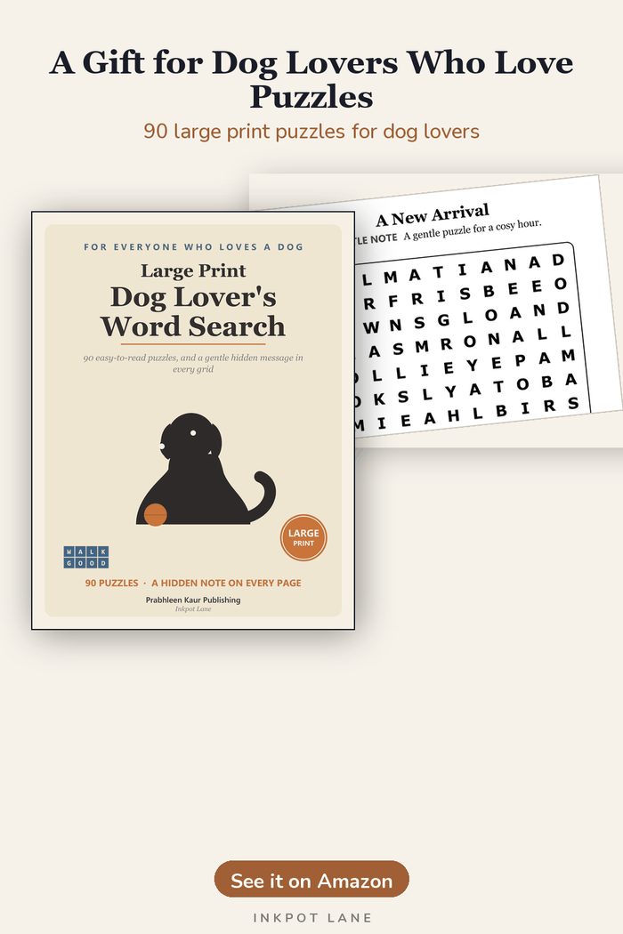A Gift for Dog Lovers Who Love Puzzles