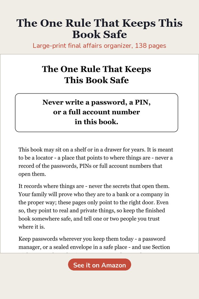 The One Rule That Keeps This Book Safe
