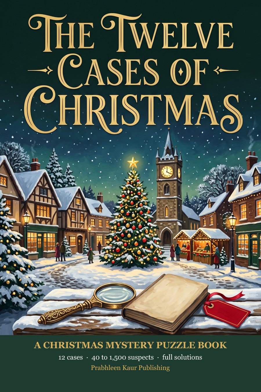 Cover of The Twelve Cases of Christmas