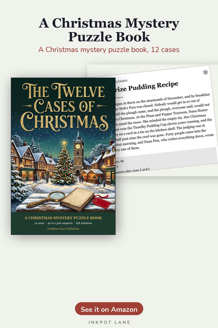 A Christmas Mystery Puzzle Book